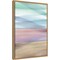 Soft Summer I Warm Abstract by Mercedes Lopez Charro 16-in. W x 23-in. H. Canvas Wall Art Print Framed in Natural
